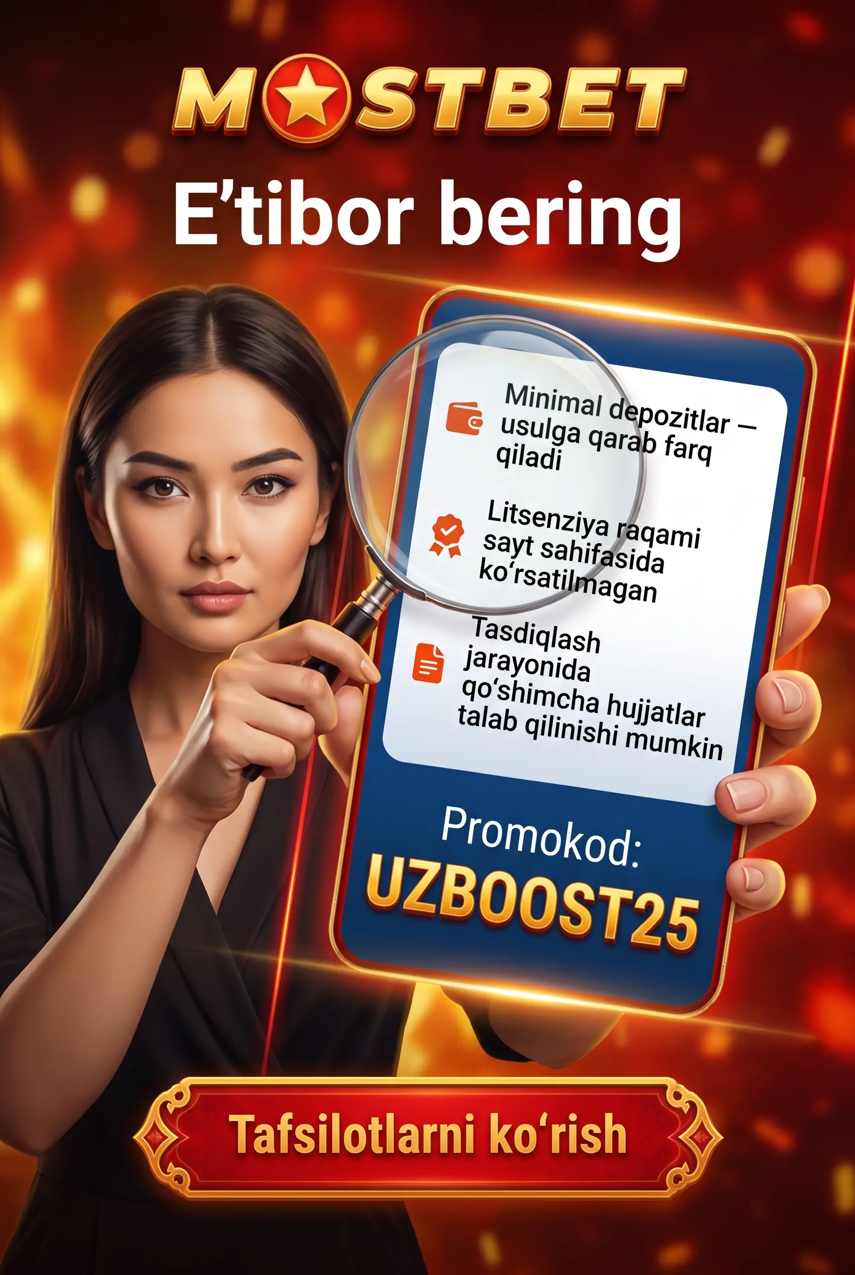 Mostbet e'tibor berish kerak bo'lgan jihatlar