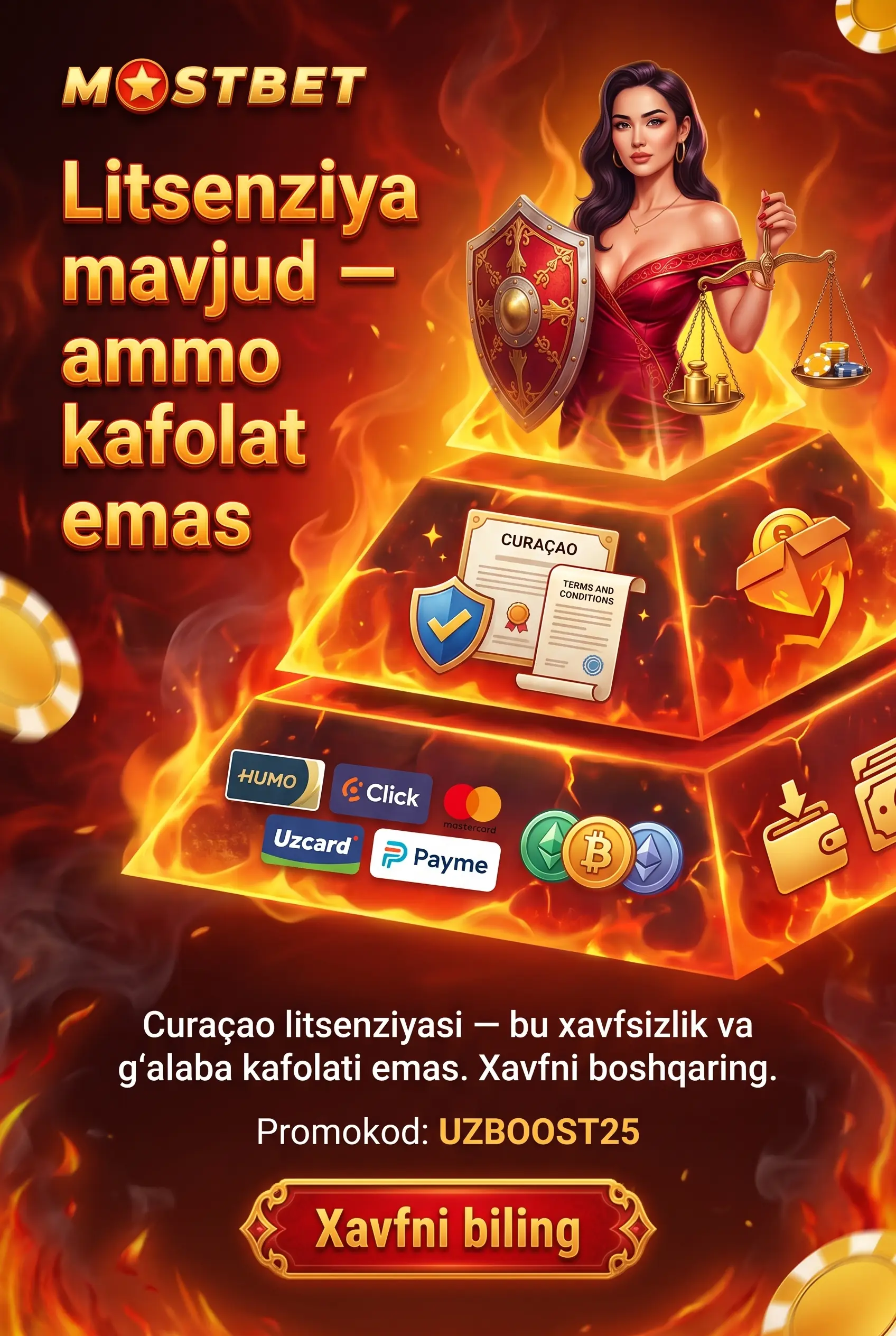Mostbet litsenziyasi haqida izoh