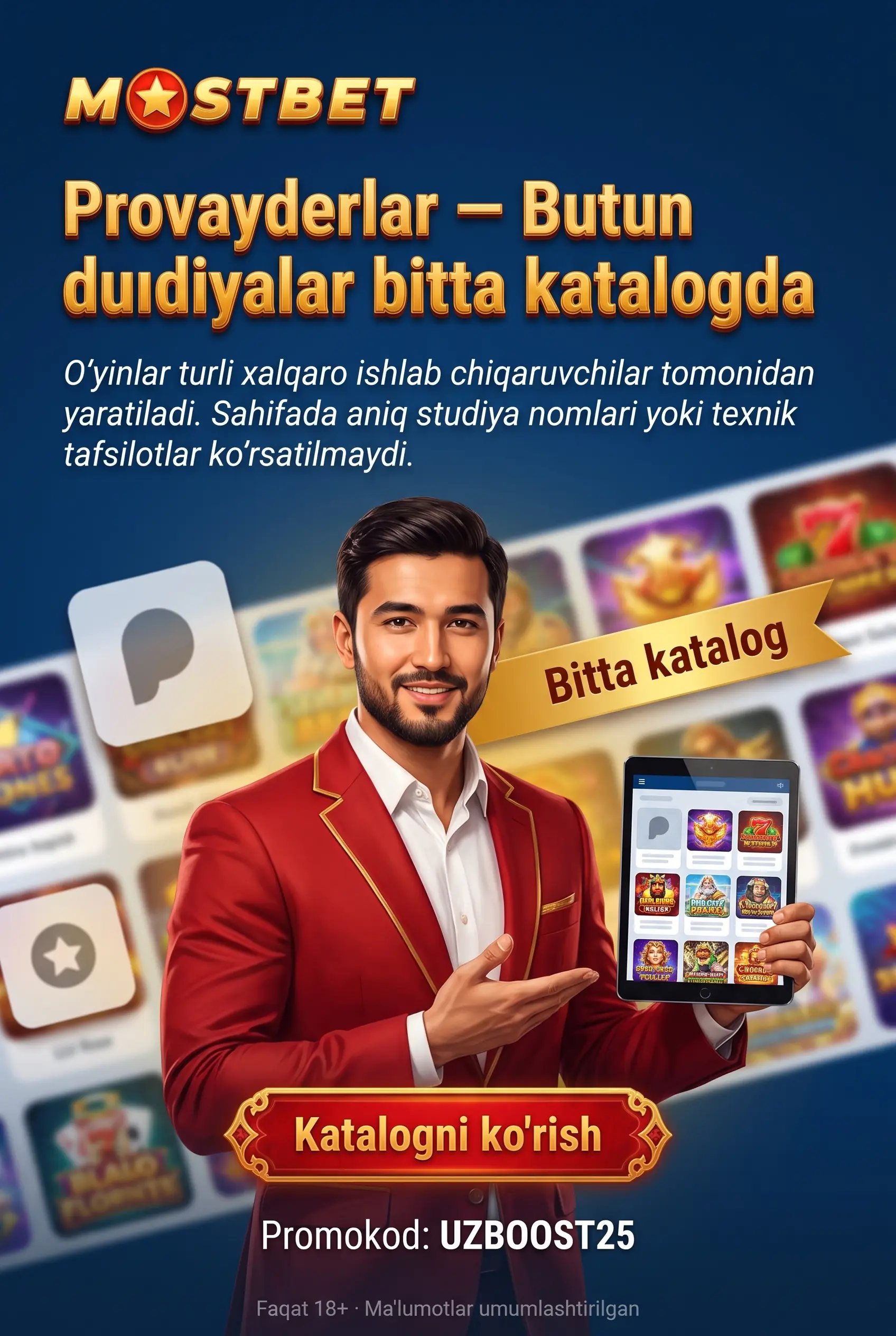 Mostbet slot provayderlari haqida