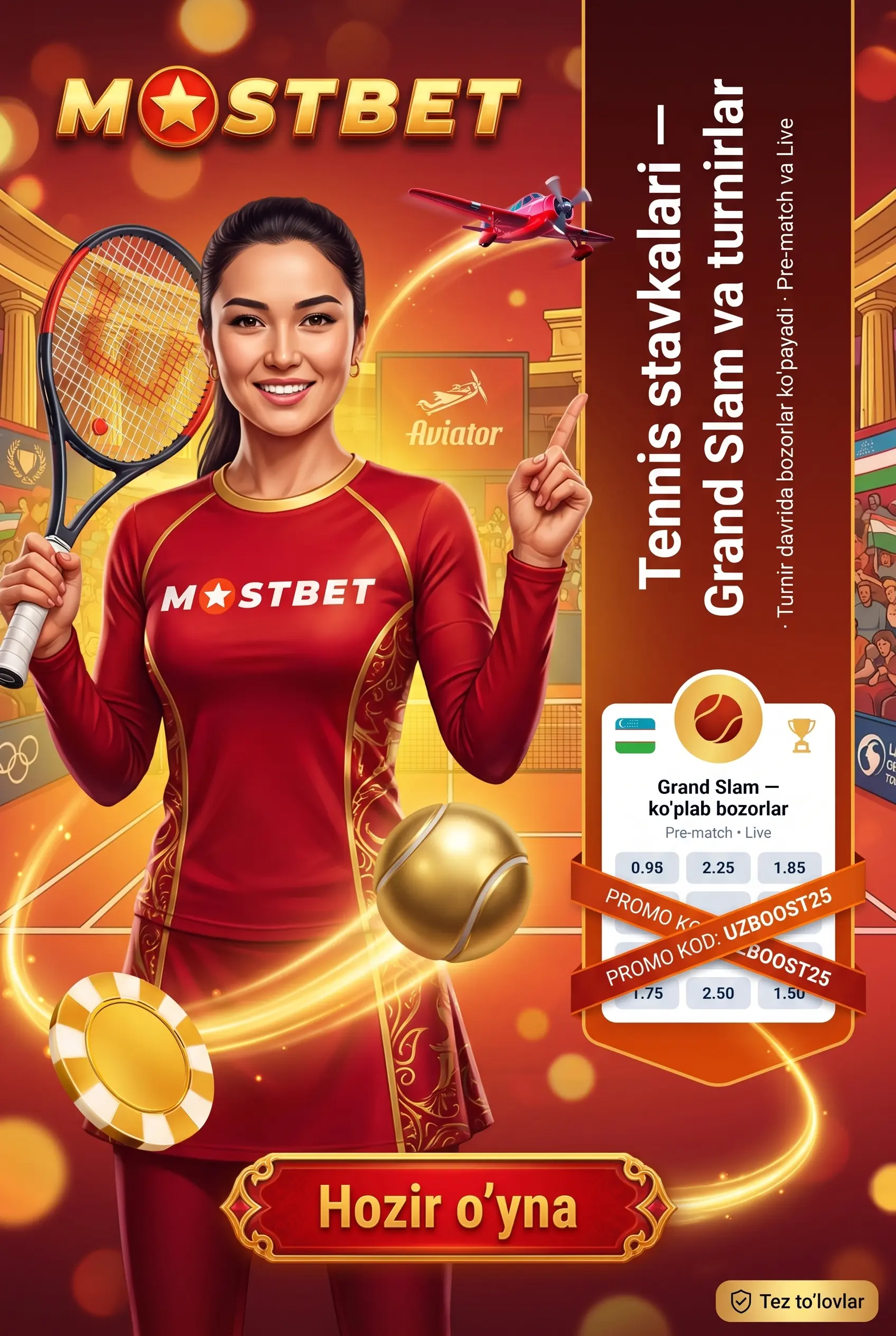 Tennis stavkalari va turnirlar